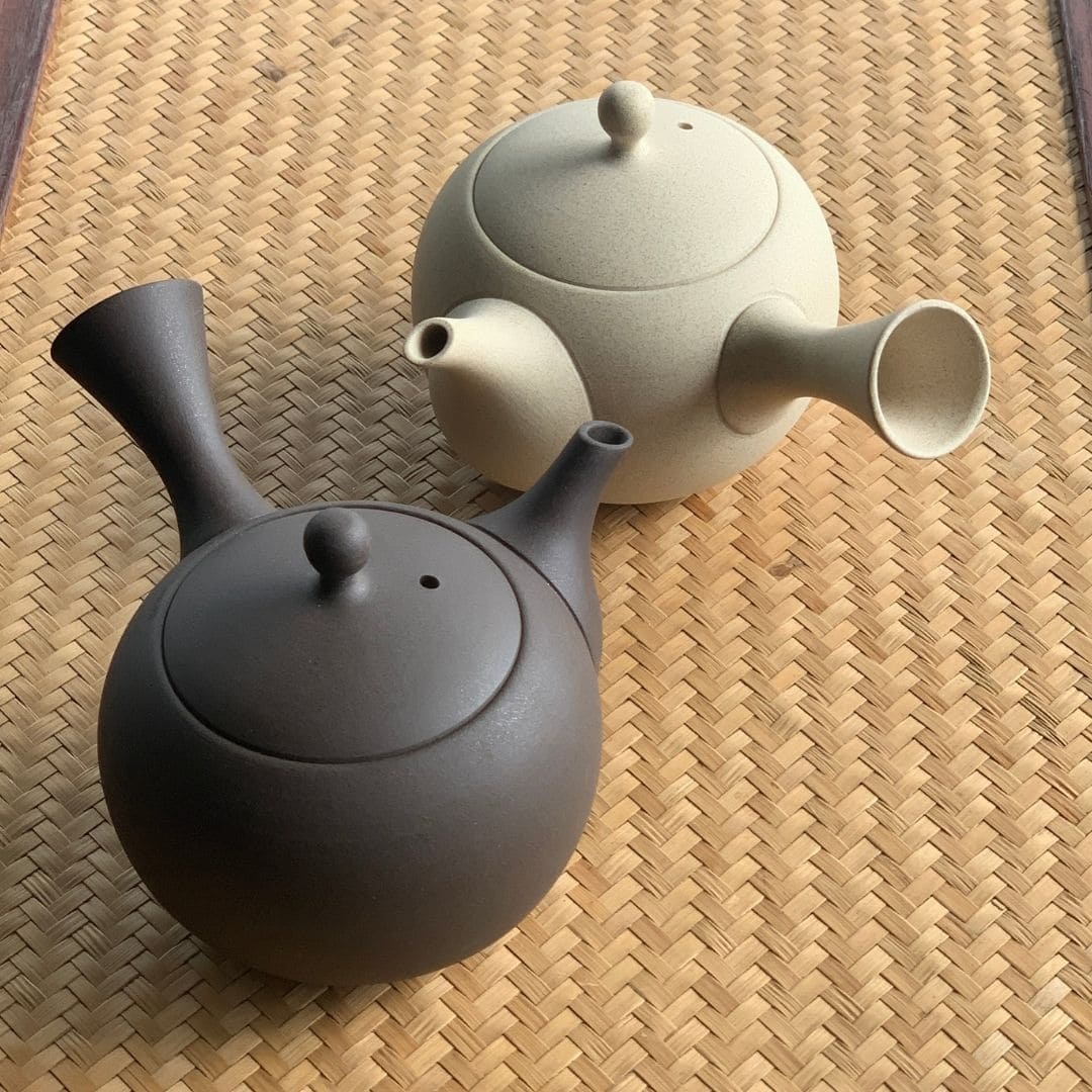 Japanese Tokoname Kyusu Tea Pot 